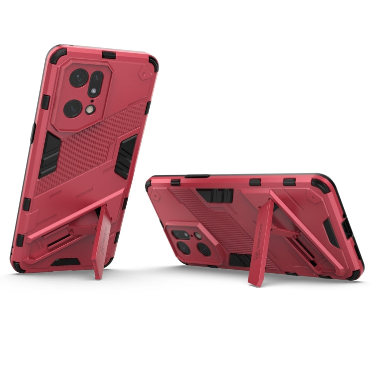 Punk Armor 2 in 1 PC + TPU Shockproof Phone Case with Invisible Holder, For OPPO Find X5 Pro, For OPPO Find X5, For Honor 60 SE