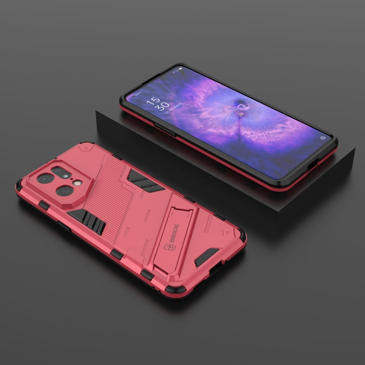 Punk Armor 2 in 1 PC + TPU Shockproof Phone Case with Invisible Holder