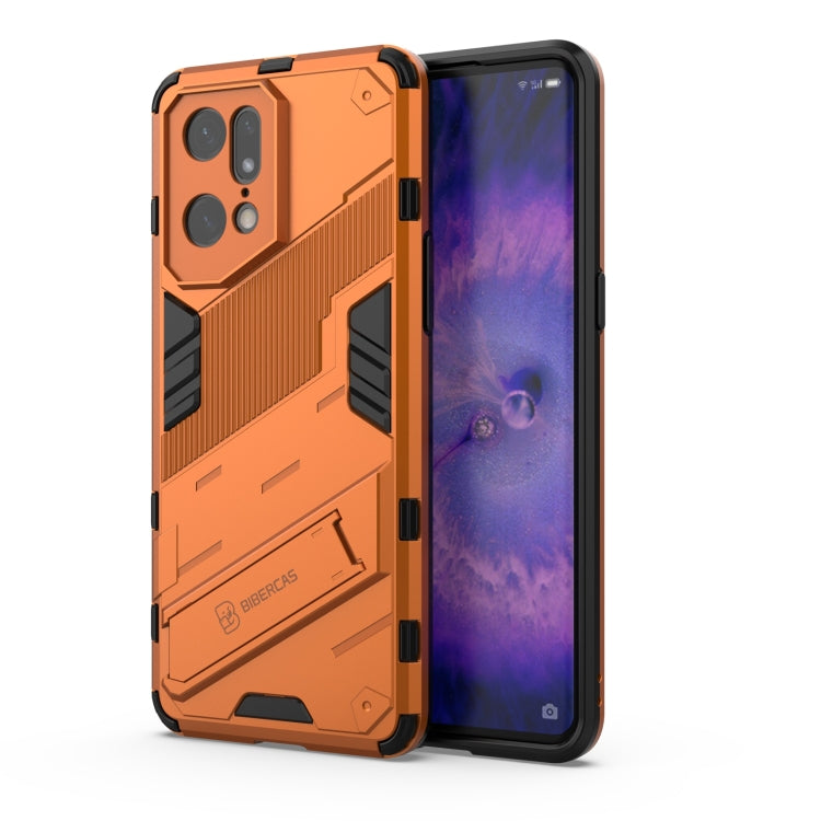 Punk Armor 2 in 1 PC + TPU Shockproof Phone Case with Invisible Holder, For OPPO Find X5 Pro, For OPPO Find X5, For Honor 60 SE