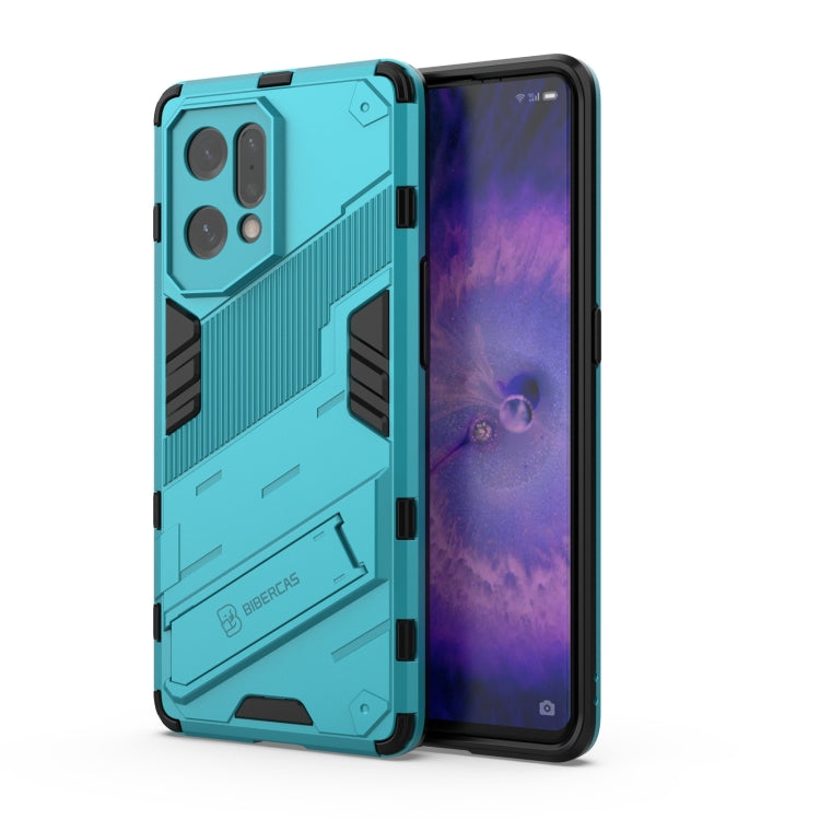 Punk Armor 2 in 1 PC + TPU Shockproof Phone Case with Invisible Holder