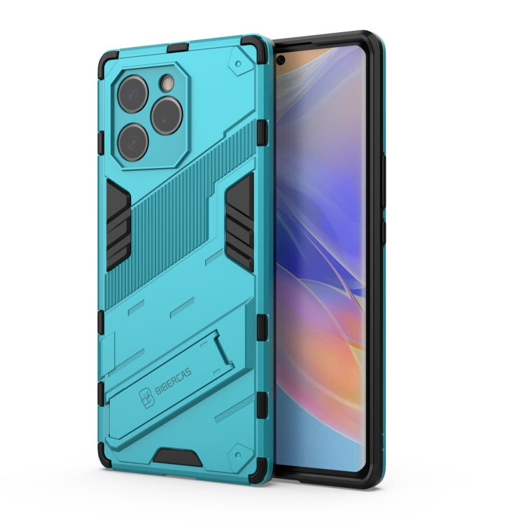 Punk Armor 2 in 1 PC + TPU Shockproof Phone Case with Invisible Holder, For OPPO Find X5 Pro, For OPPO Find X5, For Honor 60 SE