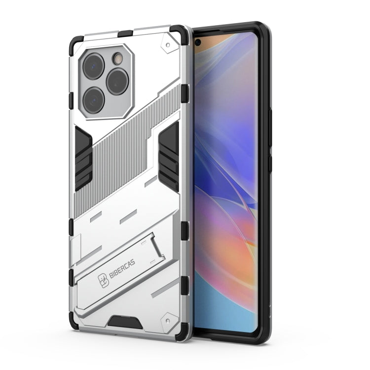 Punk Armor 2 in 1 PC + TPU Shockproof Phone Case with Invisible Holder, For OPPO Find X5 Pro, For OPPO Find X5, For Honor 60 SE