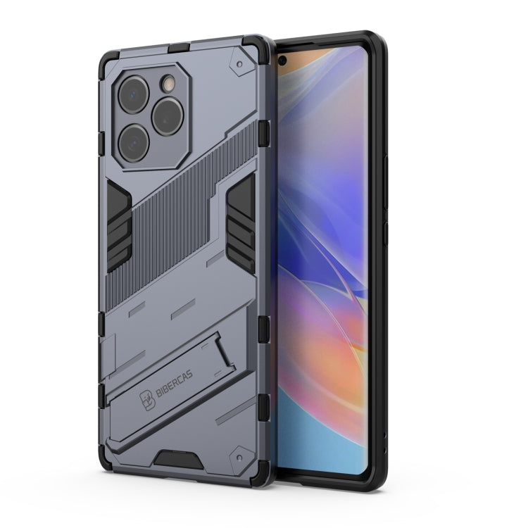 Punk Armor 2 in 1 PC + TPU Shockproof Phone Case with Invisible Holder, For OPPO Find X5 Pro, For OPPO Find X5, For Honor 60 SE