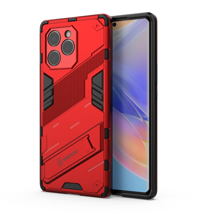 Punk Armor 2 in 1 PC + TPU Shockproof Phone Case with Invisible Holder, For OPPO Find X5 Pro, For OPPO Find X5, For Honor 60 SE