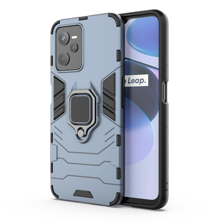 Shockproof PC + TPU Protective Phone Case with Magnetic Ring Holder, For OPPO Find X5, For Realme C35