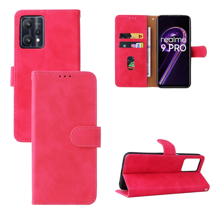 Skin Feel Magnetic Buckle Calf Texture Leather Phone Case