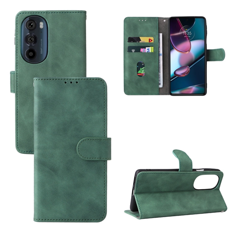 Skin Feel Magnetic Buckle Calf Texture Leather Phone Case