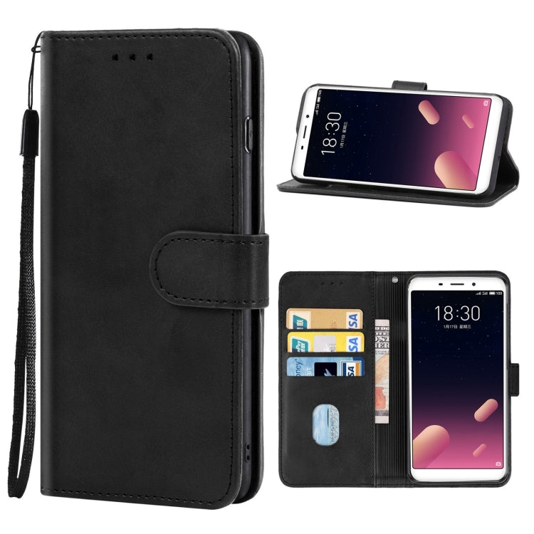 Leather Phone Case, For Meizu Meilan S6, For vivo iQOO U5x
