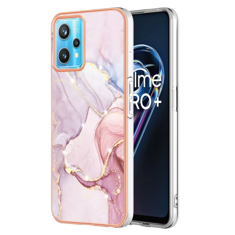 Electroplating Marble Pattern Dual-side IMD TPU Phone Case, For Nokia G20 / G10, For Nokia G21 / G11, For Realme 9 Pro+, For Realme 9 Pro, For Realme 9i