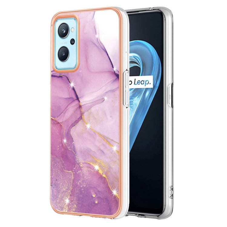 Electroplating Marble Pattern Dual-side IMD TPU Phone Case, For Nokia G20 / G10, For Nokia G21 / G11, For Realme 9 Pro+, For Realme 9 Pro, For Realme 9i