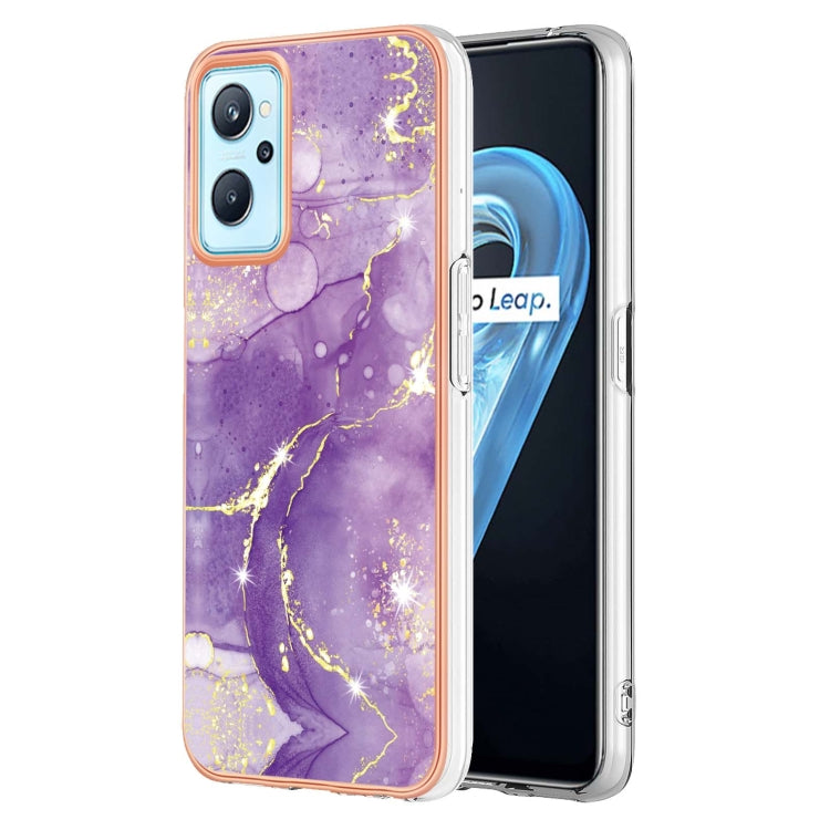 Electroplating Marble Pattern Dual-side IMD TPU Phone Case, For Nokia G20 / G10, For Nokia G21 / G11, For Realme 9 Pro+, For Realme 9 Pro, For Realme 9i