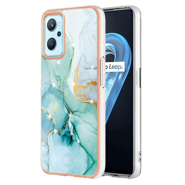 Electroplating Marble Pattern Dual-side IMD TPU Phone Case, For Nokia G20 / G10, For Nokia G21 / G11, For Realme 9 Pro+, For Realme 9 Pro, For Realme 9i