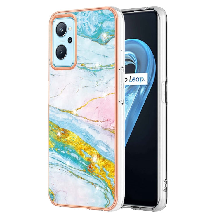 Electroplating Marble Pattern Dual-side IMD TPU Phone Case, For Nokia G20 / G10, For Nokia G21 / G11, For Realme 9 Pro+, For Realme 9 Pro, For Realme 9i