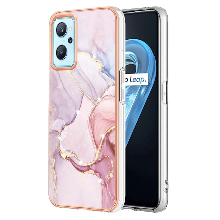 Electroplating Marble Pattern Dual-side IMD TPU Phone Case, For Nokia G20 / G10, For Nokia G21 / G11, For Realme 9 Pro+, For Realme 9 Pro, For Realme 9i