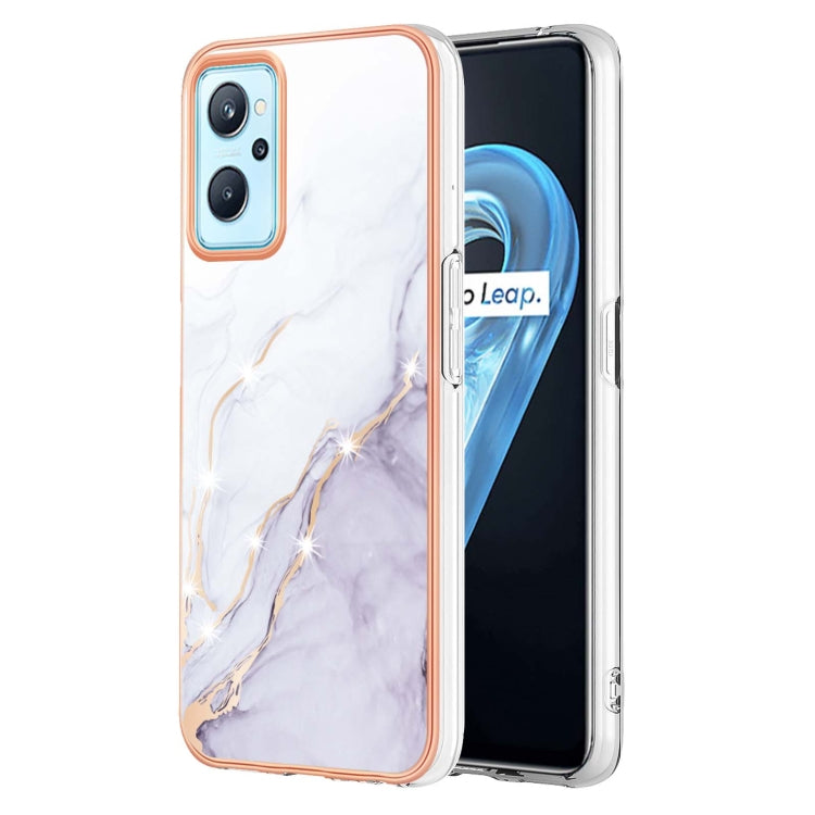 Electroplating Marble Pattern Dual-side IMD TPU Phone Case, For Nokia G20 / G10, For Nokia G21 / G11, For Realme 9 Pro+, For Realme 9 Pro, For Realme 9i