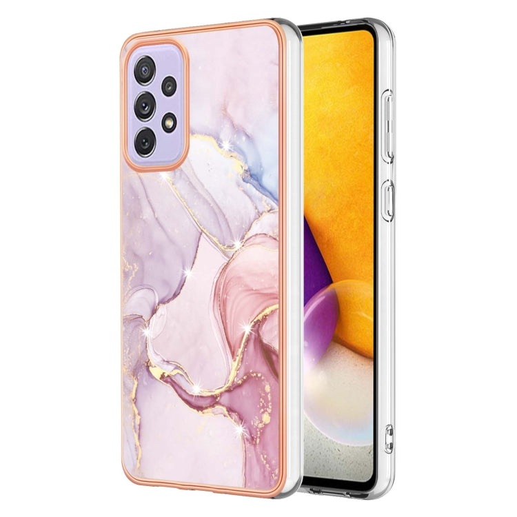 Electroplating Marble Pattern Dual-side IMD TPU Phone Case, For Samsung Galaxy A13 4G, For Samsung Galaxy A23 4G / 5G