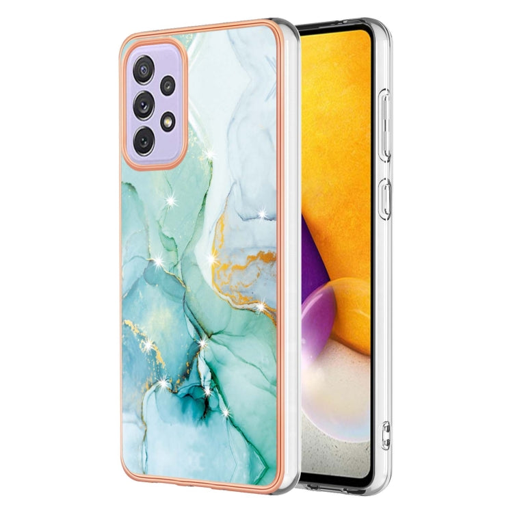 Electroplating Marble Pattern Dual-side IMD TPU Phone Case, For Samsung Galaxy A13 4G, For Samsung Galaxy A23 4G / 5G