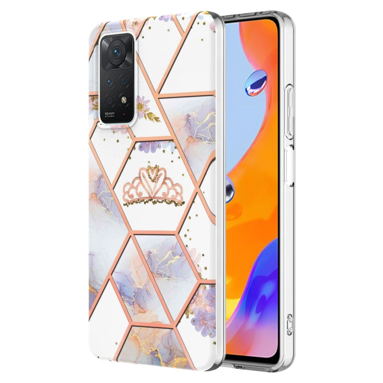 Splicing Marble Flower Pattern TPU Phone Case, For Motorola Moto G Stylus (2022), For Motorola Moto G31 / G41, For Motorola Moto G51 5G, For Motorola Moto G71 5G, For Motorola Moto G200 5G, For OnePlus Nord N20 5G, For OPPO Realme C21Y