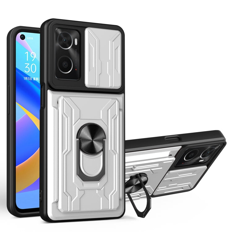 Sliding Camshield Card Phone Case, For OPPO Realme 9i / A36 / A76, For OPPO Realme 9 Pro, For OPPO Realme 9 Pro+