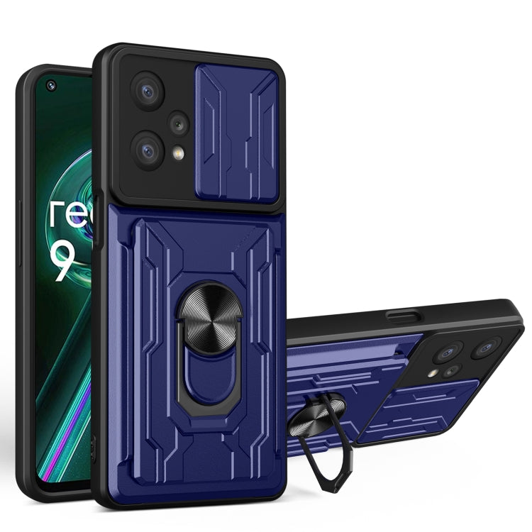 Sliding Camshield Card Phone Case, For OPPO Realme 9i / A36 / A76, For OPPO Realme 9 Pro, For OPPO Realme 9 Pro+