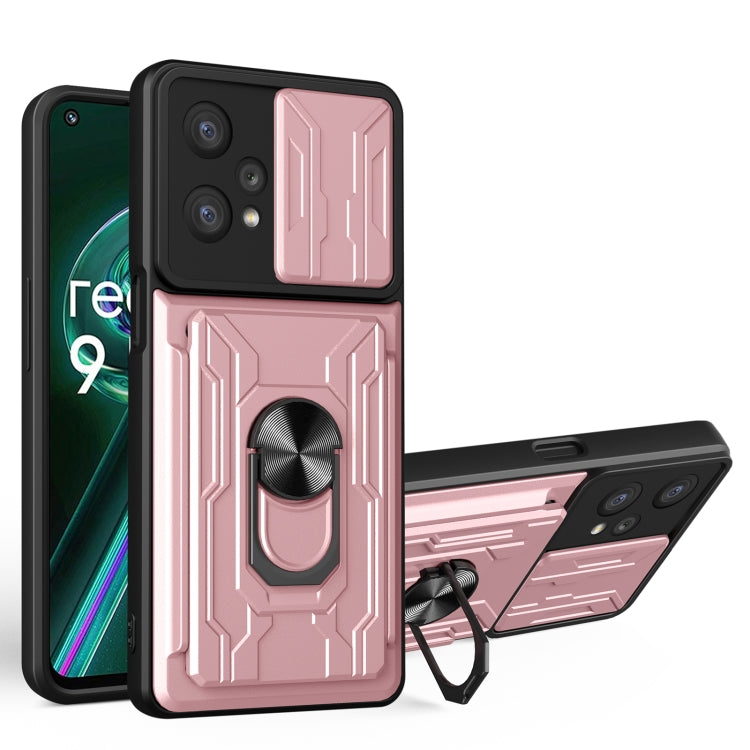 Sliding Camshield Card Phone Case, For OPPO Realme 9i / A36 / A76, For OPPO Realme 9 Pro, For OPPO Realme 9 Pro+