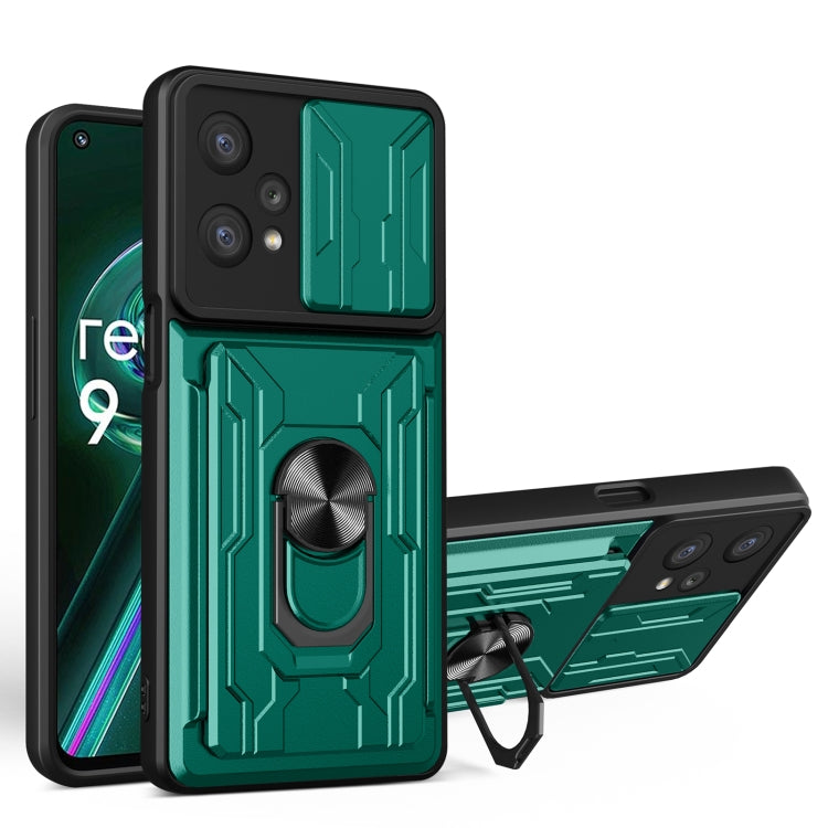 Sliding Camshield Card Phone Case, For OPPO Realme 9i / A36 / A76, For OPPO Realme 9 Pro, For OPPO Realme 9 Pro+