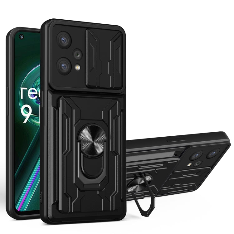 Sliding Camshield Card Phone Case, For OPPO Realme 9i / A36 / A76, For OPPO Realme 9 Pro, For OPPO Realme 9 Pro+