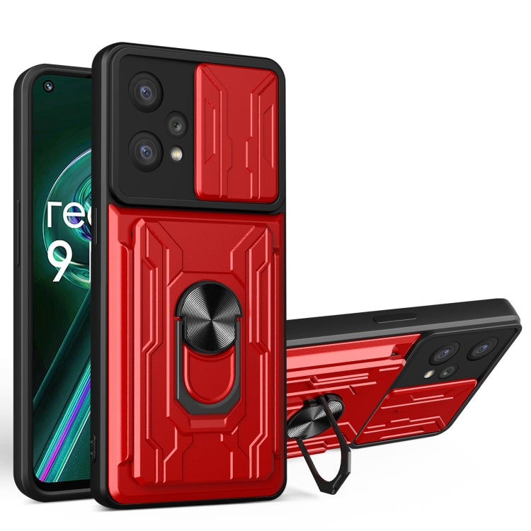 Sliding Camshield Card Phone Case, For OPPO Realme 9i / A36 / A76, For OPPO Realme 9 Pro, For OPPO Realme 9 Pro+