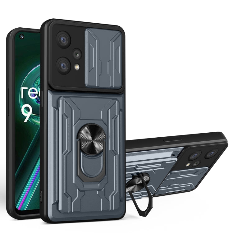 Sliding Camshield Card Phone Case, For OPPO Realme 9i / A36 / A76, For OPPO Realme 9 Pro, For OPPO Realme 9 Pro+