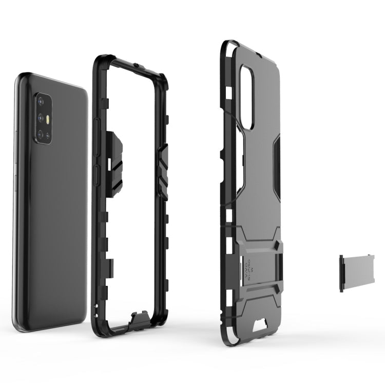 Shockproof PC + TPU Protective Case with Invisible Holder, For Vivo V17 (India), For Xiaomi Redmi K30, For Huawei Nova 6 SE, For Huawei Honor V30, For Huawei Honor V30 Pro, For Samsung Galaxy S20