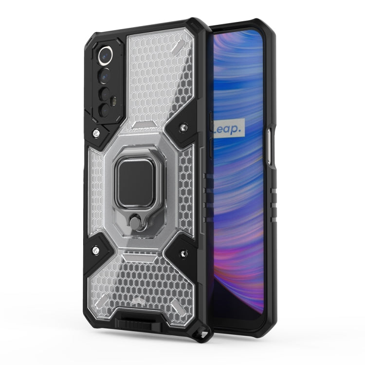 Space PC+TPU Shockproof Phone Case with Ring Holder, For OPPO Realme 7, For vivo Y21