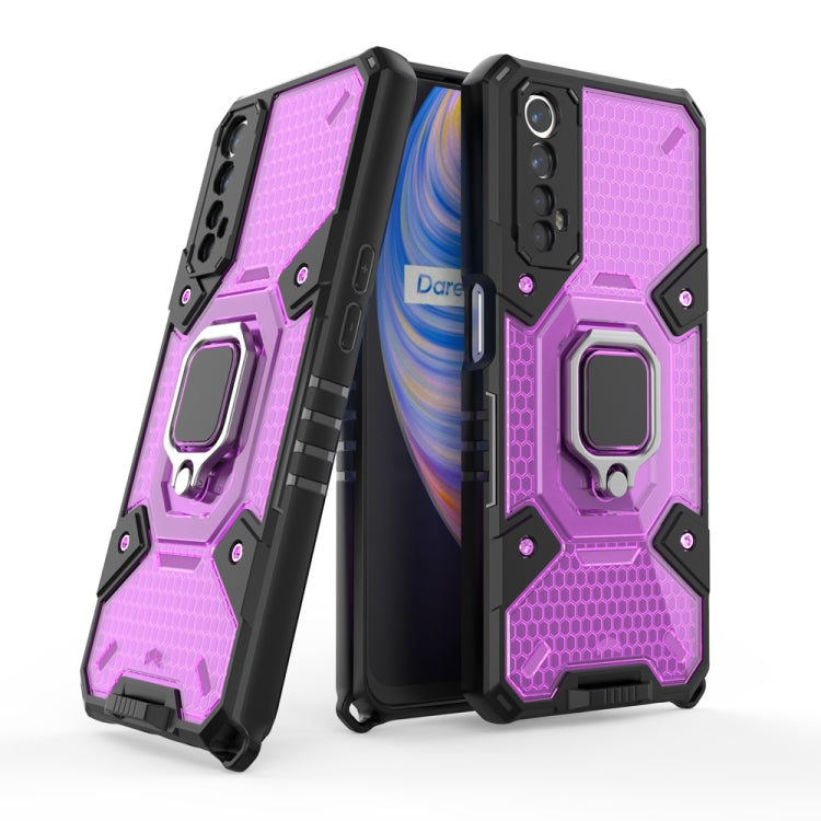 Space PC+TPU Shockproof Phone Case with Ring Holder, For OPPO Realme 7, For vivo Y21