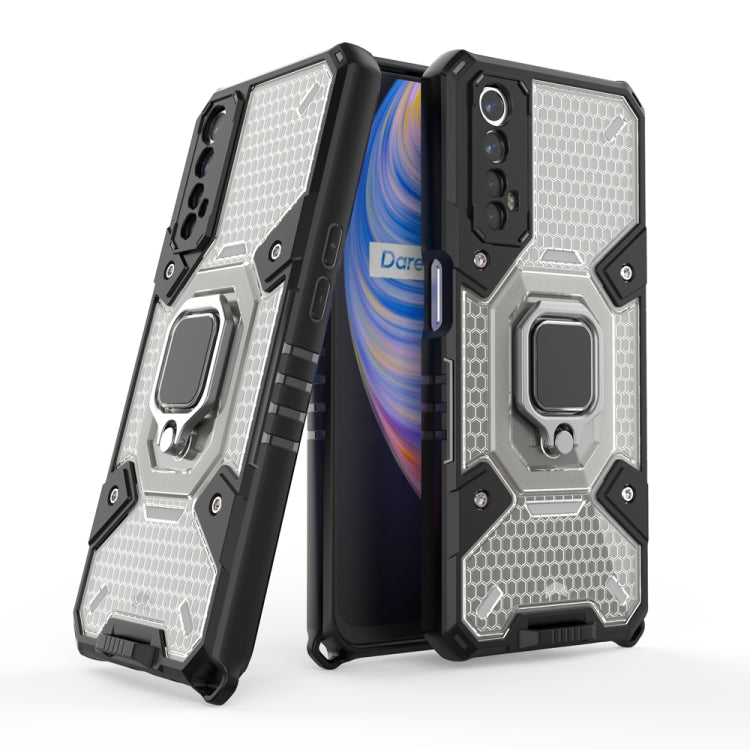 Space PC+TPU Shockproof Phone Case with Ring Holder, For OPPO Realme 7, For vivo Y21