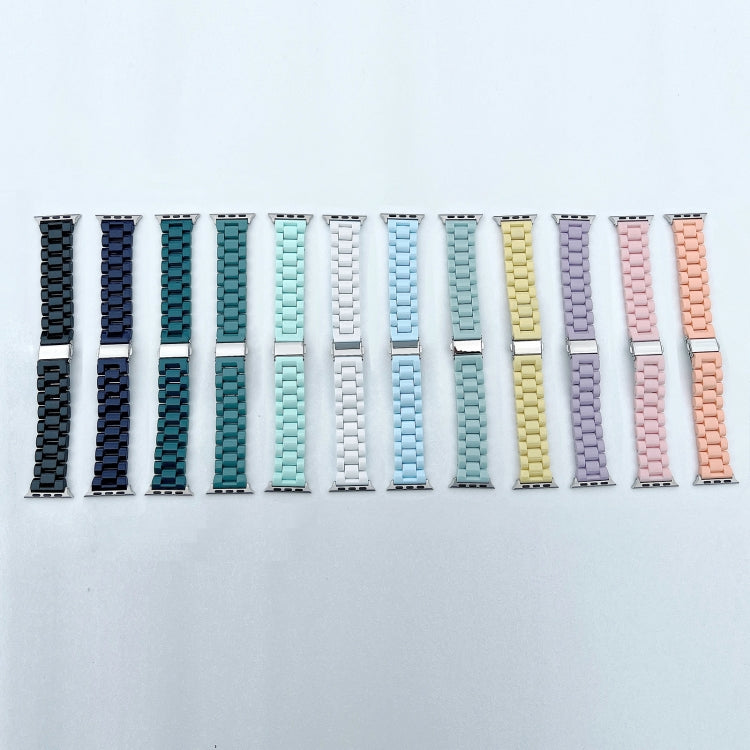 Candy Color Three-Bead Watchband For Apple Watch Series, 7 41mm / 6&amp;SE&amp;5&amp;4 40mm / 3&amp;2&amp;1 38mm, 7 45mm / 6&amp;SE&amp;5&amp;4 44mm / 3&amp;2&amp;1 42mm