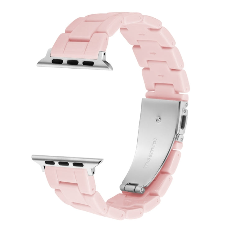 Candy Color Three-Bead Watchband For Apple Watch Series, 7 41mm / 6&amp;SE&amp;5&amp;4 40mm / 3&amp;2&amp;1 38mm, 7 45mm / 6&amp;SE&amp;5&amp;4 44mm / 3&amp;2&amp;1 42mm