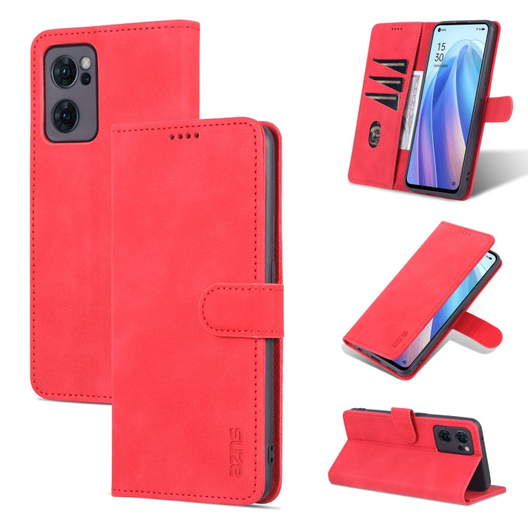 AZNS Skin Feel Calf Texture Flip Leather Phone Case, For Xiaomi Redmi K50 / K50 Pro, For OPPO Reno7 Global, For OPPO Reno7 SE 5G