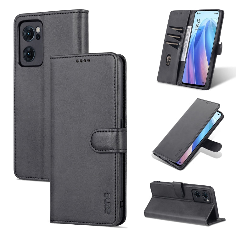 AZNS Skin Feel Calf Texture Flip Leather Phone Case, For Xiaomi Redmi K50 / K50 Pro, For OPPO Reno7 Global, For OPPO Reno7 SE 5G