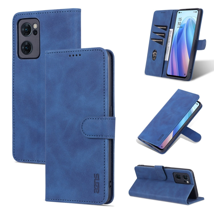 AZNS Skin Feel Calf Texture Flip Leather Phone Case, For Xiaomi Redmi K50 / K50 Pro, For OPPO Reno7 Global, For OPPO Reno7 SE 5G