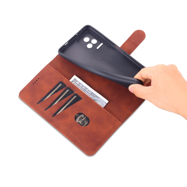 AZNS Skin Feel Calf Texture Flip Leather Phone Case