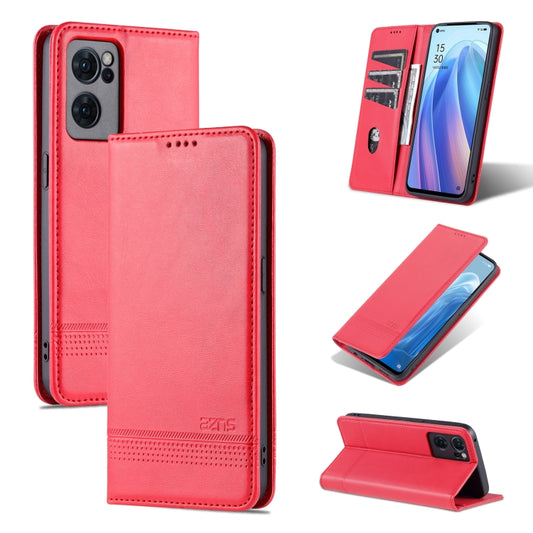 AZNS Magnetic Calf Texture Flip Leather Phone Case, For OPPO Reno7 Global, For Honor 60 SE, For Samsung Galaxy A73 5G, For Xiaomi 12 / 12X