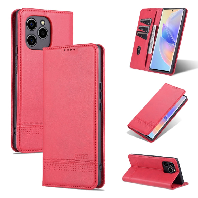 AZNS Magnetic Calf Texture Flip Leather Phone Case, For OPPO Reno7 Global, For Honor 60 SE, For Samsung Galaxy A73 5G, For Xiaomi 12 / 12X