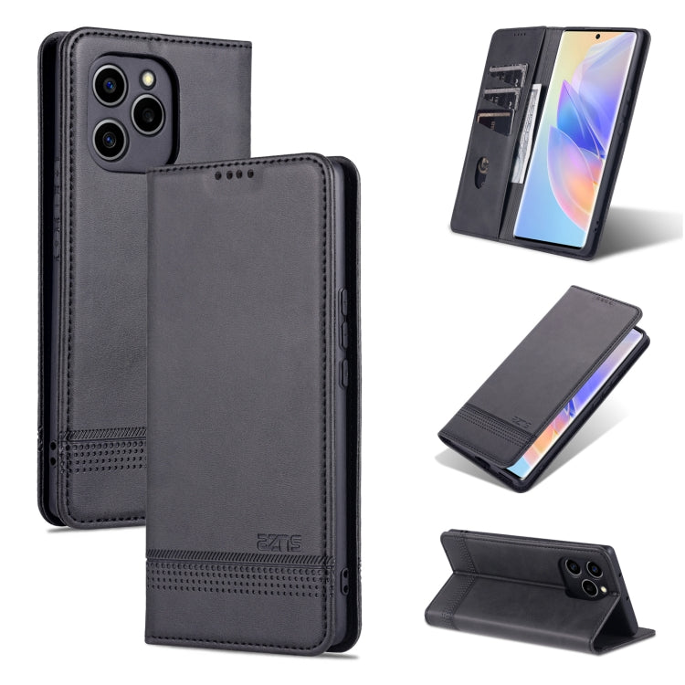 AZNS Magnetic Calf Texture Flip Leather Phone Case, For OPPO Reno7 Global, For Honor 60 SE, For Samsung Galaxy A73 5G, For Xiaomi 12 / 12X