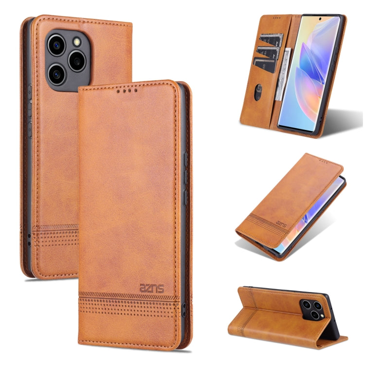 AZNS Magnetic Calf Texture Flip Leather Phone Case, For OPPO Reno7 Global, For Honor 60 SE, For Samsung Galaxy A73 5G, For Xiaomi 12 / 12X