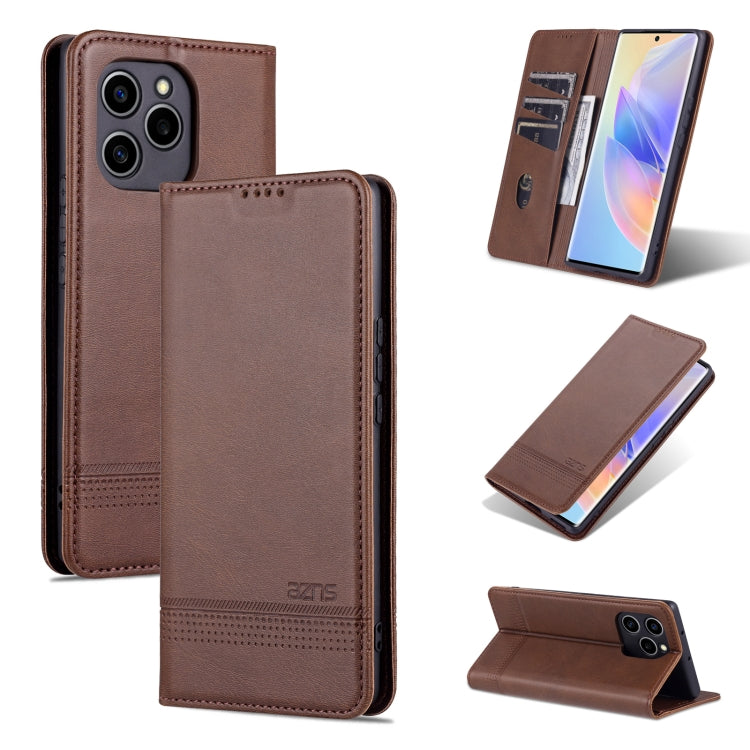 AZNS Magnetic Calf Texture Flip Leather Phone Case, For OPPO Reno7 Global, For Honor 60 SE, For Samsung Galaxy A73 5G, For Xiaomi 12 / 12X