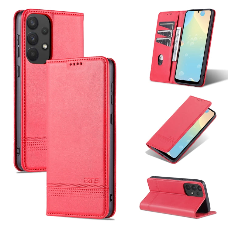 AZNS Magnetic Calf Texture Flip Leather Phone Case, For OPPO Reno7 Global, For Honor 60 SE, For Samsung Galaxy A73 5G, For Xiaomi 12 / 12X