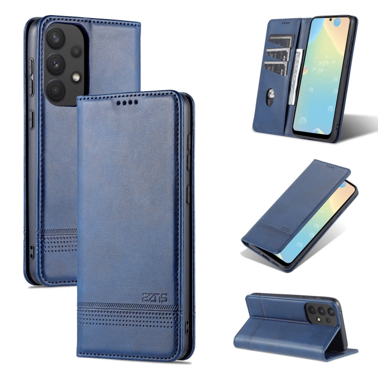 AZNS Magnetic Calf Texture Flip Leather Phone Case, For OPPO Reno7 Global, For Honor 60 SE, For Samsung Galaxy A73 5G, For Xiaomi 12 / 12X