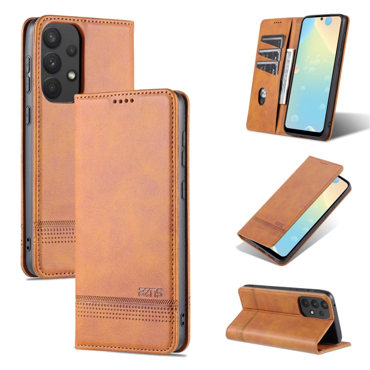 AZNS Magnetic Calf Texture Flip Leather Phone Case, For OPPO Reno7 Global, For Honor 60 SE, For Samsung Galaxy A73 5G, For Xiaomi 12 / 12X