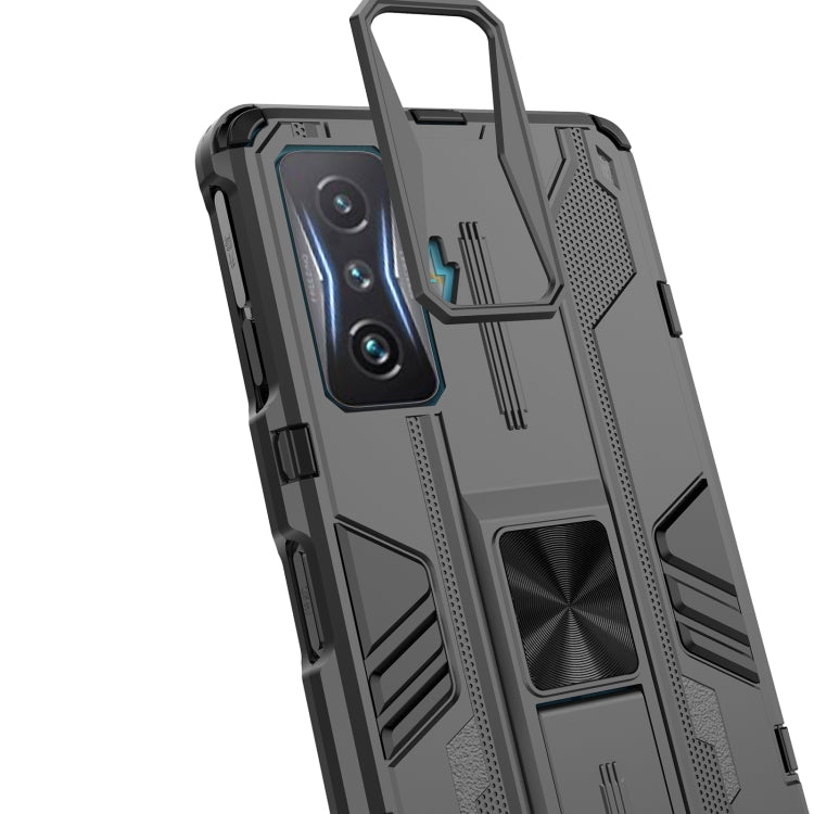 Supersonic PC + TPU Shock-proof Protective Phone Case with Holder, For Xiaomi Redmi K50 Gaming, For Xiaomi Redmi K50, For Xiaomi Poco M4 Pro, For Xiaomi Poco X4 Pro 5G, For Honor X10 Max 5G