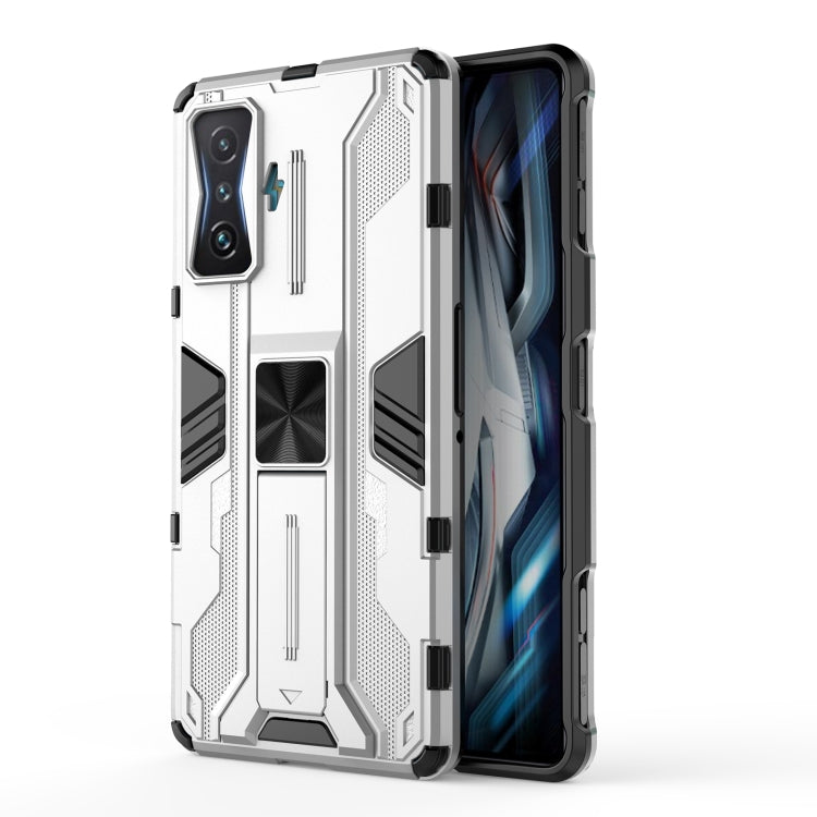 Supersonic PC + TPU Shock-proof Protective Phone Case with Holder, For Xiaomi Redmi K50 Gaming, For Xiaomi Redmi K50, For Xiaomi Poco M4 Pro, For Xiaomi Poco X4 Pro 5G, For Honor X10 Max 5G