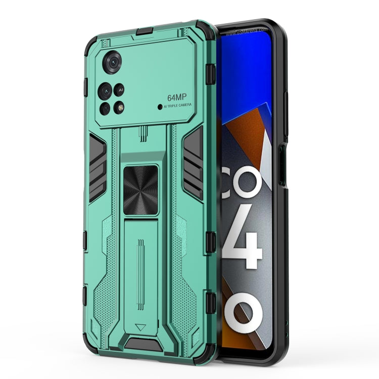 Supersonic PC + TPU Shock-proof Protective Phone Case with Holder, For Xiaomi Redmi K50 Gaming, For Xiaomi Redmi K50, For Xiaomi Poco M4 Pro, For Xiaomi Poco X4 Pro 5G, For Honor X10 Max 5G